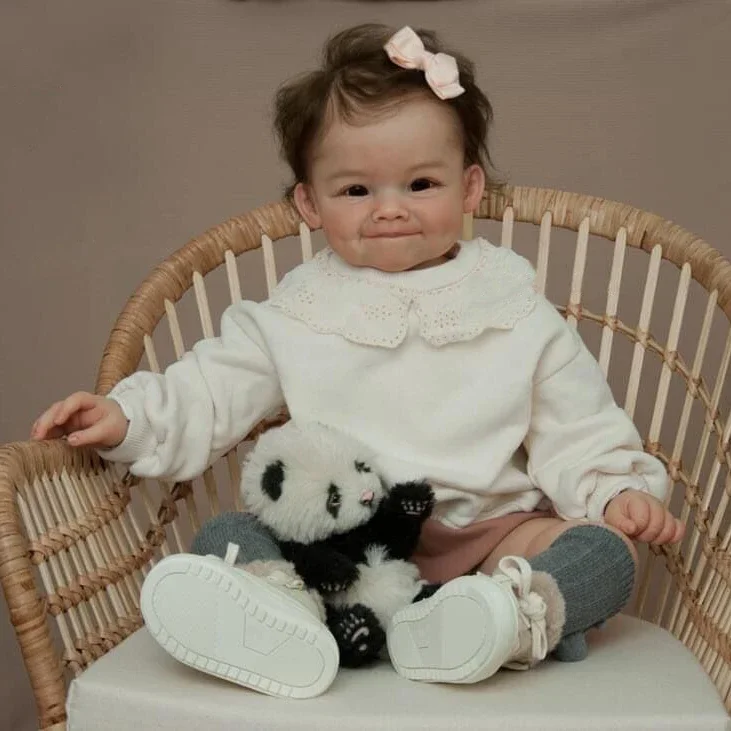 DLS 24inch Reborn Toddler Girl Raya Soft Cloth Body Rooted Hair High Quality Hand Painted Doll 3D Skin
DLS 24inch Reborn Toddler Girl Raya Soft Cloth Body Rooted Hair High Quality Hand Painted Doll 3D Skin