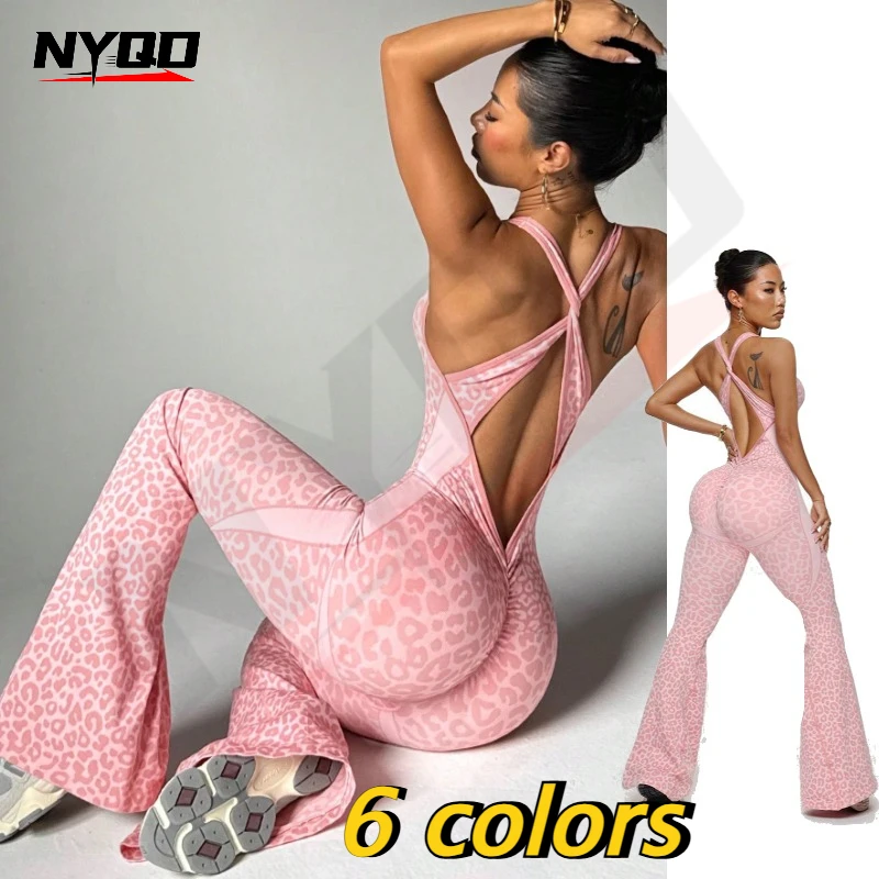 New Leopard Print Cross Back Seamless Yoga Suit 여성 요가복 레오파드 프린트 Новый леопардовый комбинезон для женщин Outdoor Casual Outerwear
New Leopard Print Cross Back Seamless Yoga Suit 여성 요가복 레오파드 프린트 Новый леопардовый комбинезон для женщин Outdoor Casual Outerwear