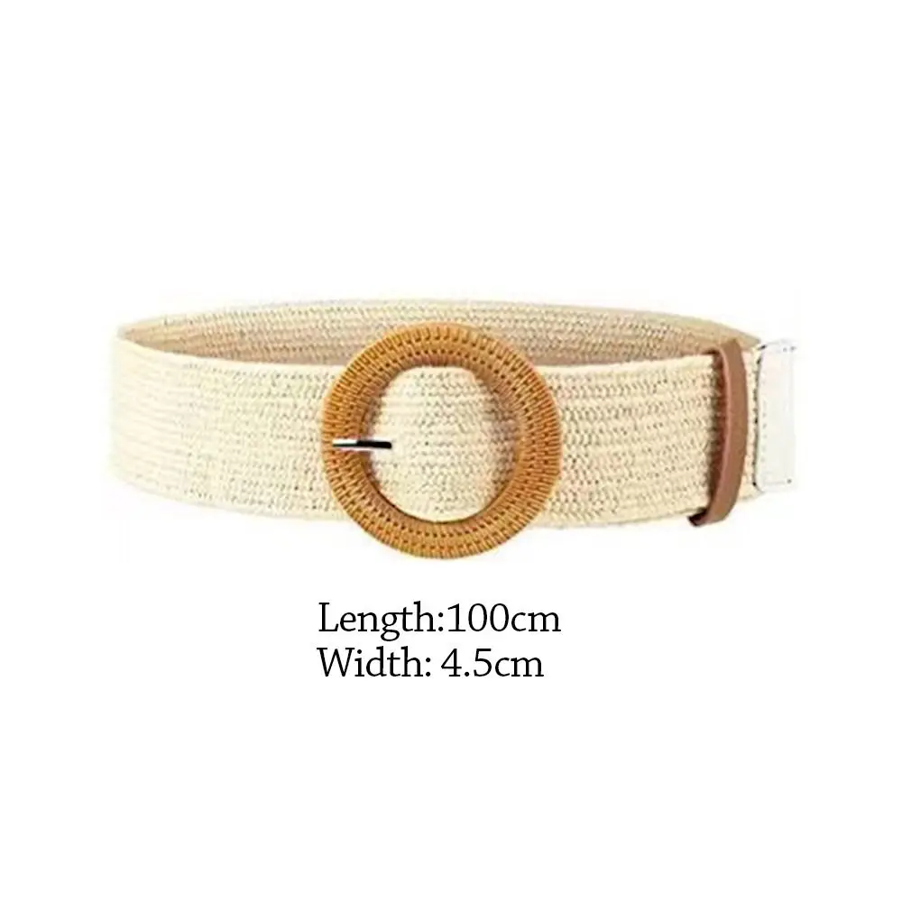 Fashion Elastic Bohemian Waist Belt Braided Waistbelt Wide Straw Belt
Fashion Elastic Bohemian Waist Belt Braided Waistbelt Wide Straw Belt