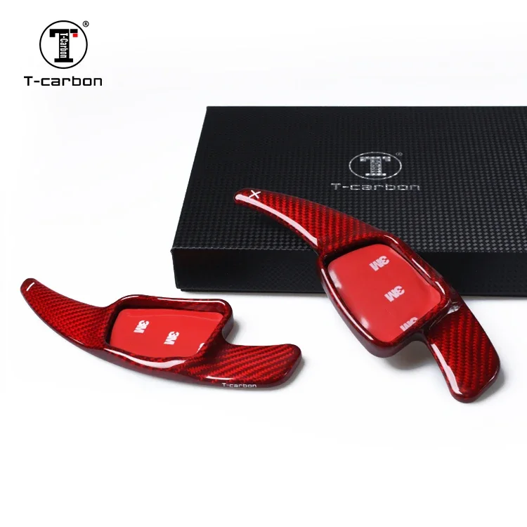 T-carbon Car Interior Accessories Glass Fiber Steering shift paddles Fit For A6L new
T-carbon Car Interior Accessories Glass Fiber Steering shift paddles Fit For A6L new