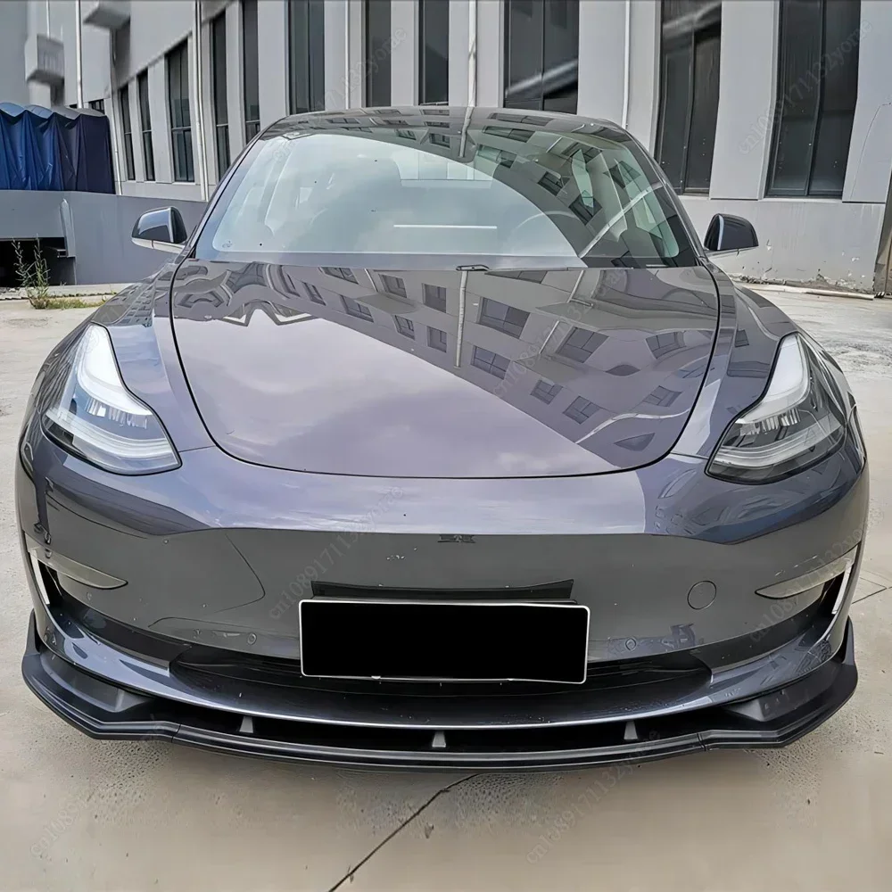 Car Front Lip Bumper Chin Diffuser Splitter Canard Guard Carbon Look / Gloss Black For Tesla Model 3 2017-2023 Bodykits Tuning
Car Front Lip Bumper Chin Diffuser Splitter Canard Guard Carbon Look / Gloss Black For Tesla Model 3 2017-2023 Bodykits Tuning