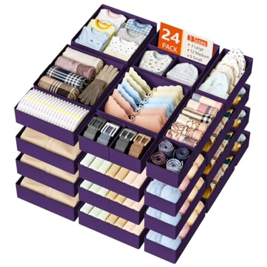 Drawer Organizer Clothes Dresser Organizer Foldable Closet Organizers and Storage Fabric Dresser Bins Drawer Dividers for Nurse
Drawer Organizer Clothes Dresser Organizer Foldable Closet Organizers and Storage Fabric Dresser Bins Drawer Dividers for Nurse