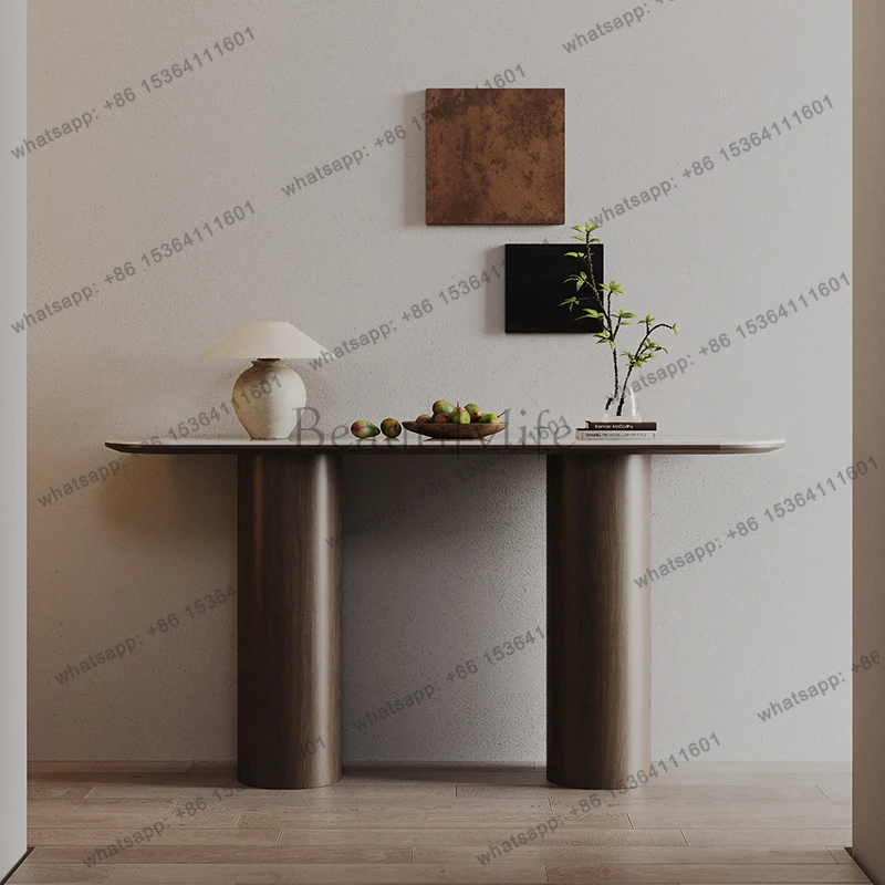 Mid-Century Walnut Console Table, Italian Quartz Entryway Desk with Anti-Bacterial Top, Heat & Scratch Resistant, Customizable
Mid-Century Walnut Console Table, Italian Quartz Entryway Desk with Anti-Bacterial Top, Heat & Scratch Resistant, Customizable