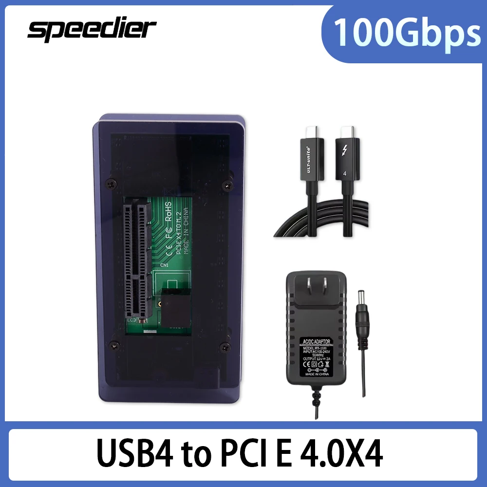 USB4 Thunderbolt PCIe Adapter Board For 10G Ethernet Card, Compatible with Thunderbolt 5/4/3, Docking Station DC Power Supply
USB4 Thunderbolt PCIe Adapter Board For 10G Ethernet Card, Compatible with Thunderbolt 5/4/3, Docking Station DC Power Supply