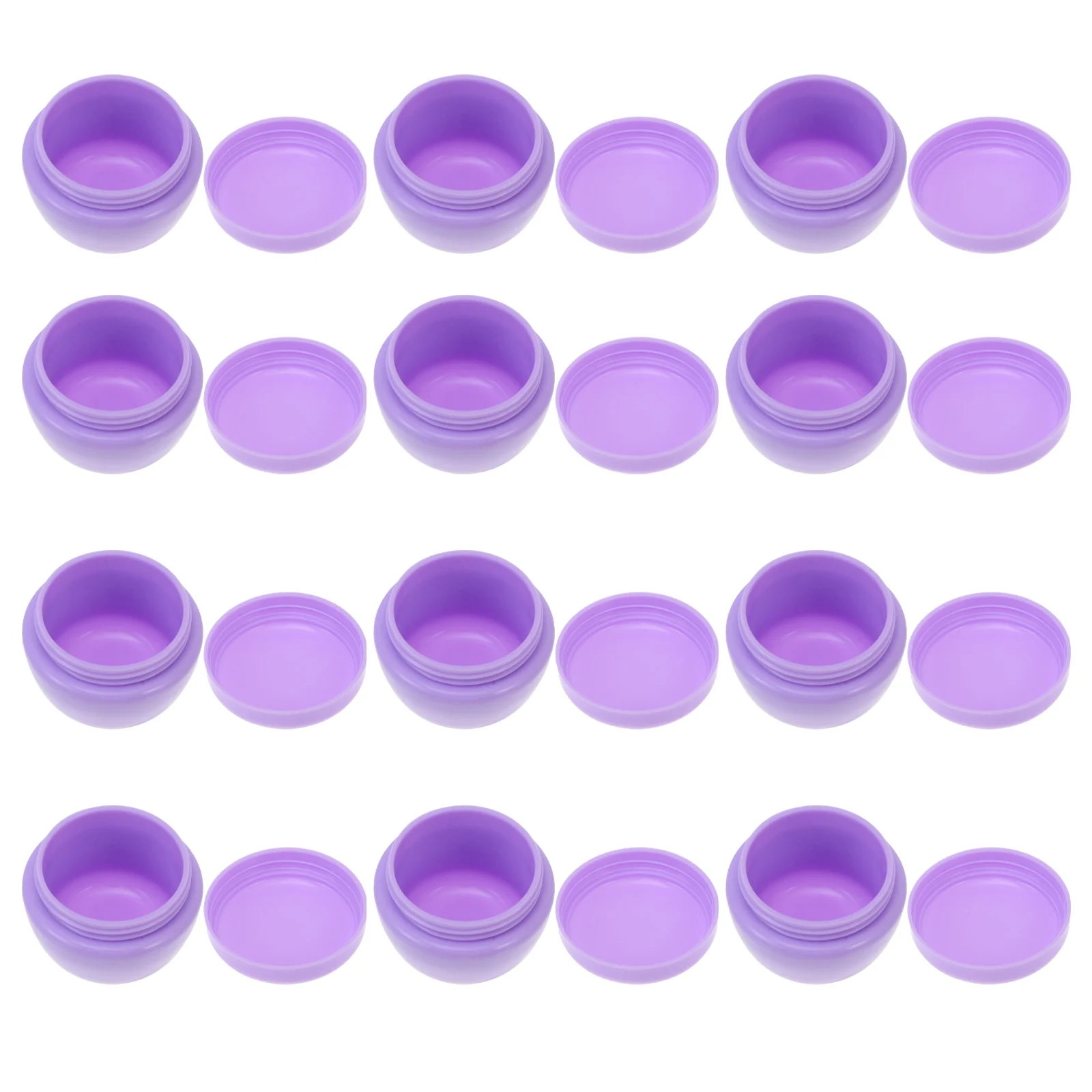 12pcs Small Plastic Containers Portable Travel Jars Purple Tins Cream Boxes Toiletries Storage Refillable Sample pots Makeup
12pcs Small Plastic Containers Portable Travel Jars Purple Tins Cream Boxes Toiletries Storage Refillable Sample pots Makeup