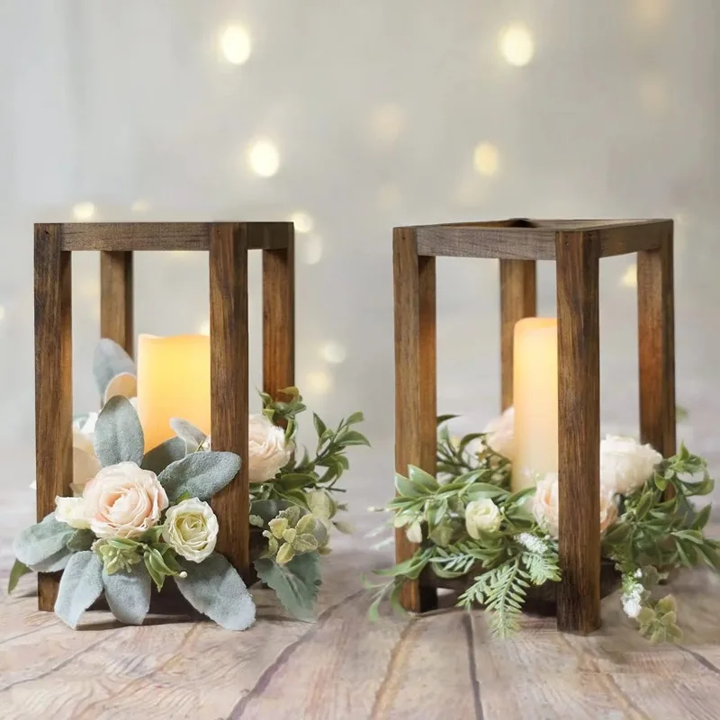 Wedding table decoration, wooden candle holder, indoor living room wooden candle lamp
Wedding table decoration, wooden candle holder, indoor living room wooden candle lamp