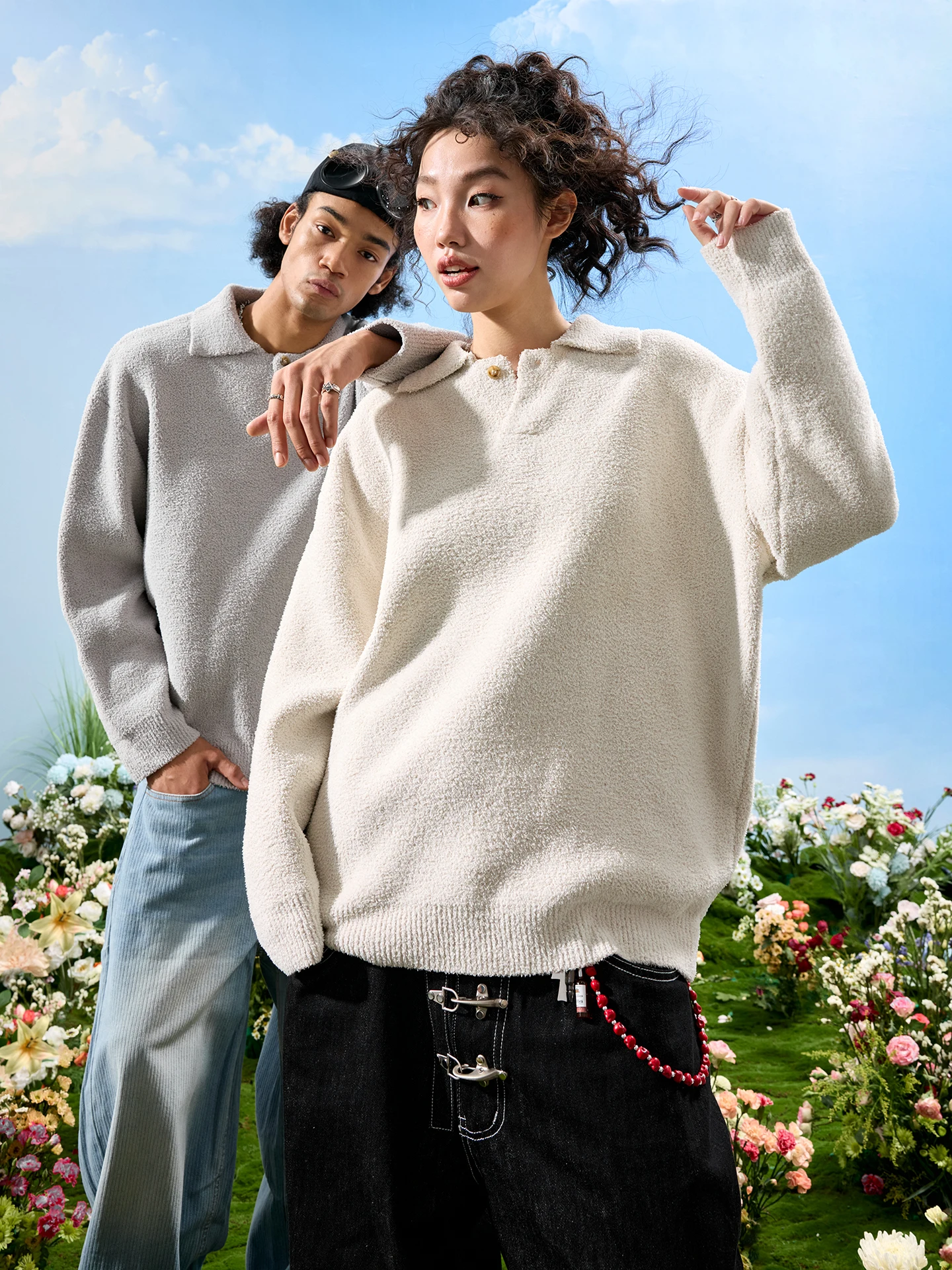 Nuthink American Retro Thiened Woolen Knitted Sweater Collar Men's Women's Spring 2026 Casual Comfortable Polyester Fiber
Nuthink American Retro Thiened Woolen Knitted Sweater Collar Men's Women's Spring 2026 Casual Comfortable Polyester Fiber