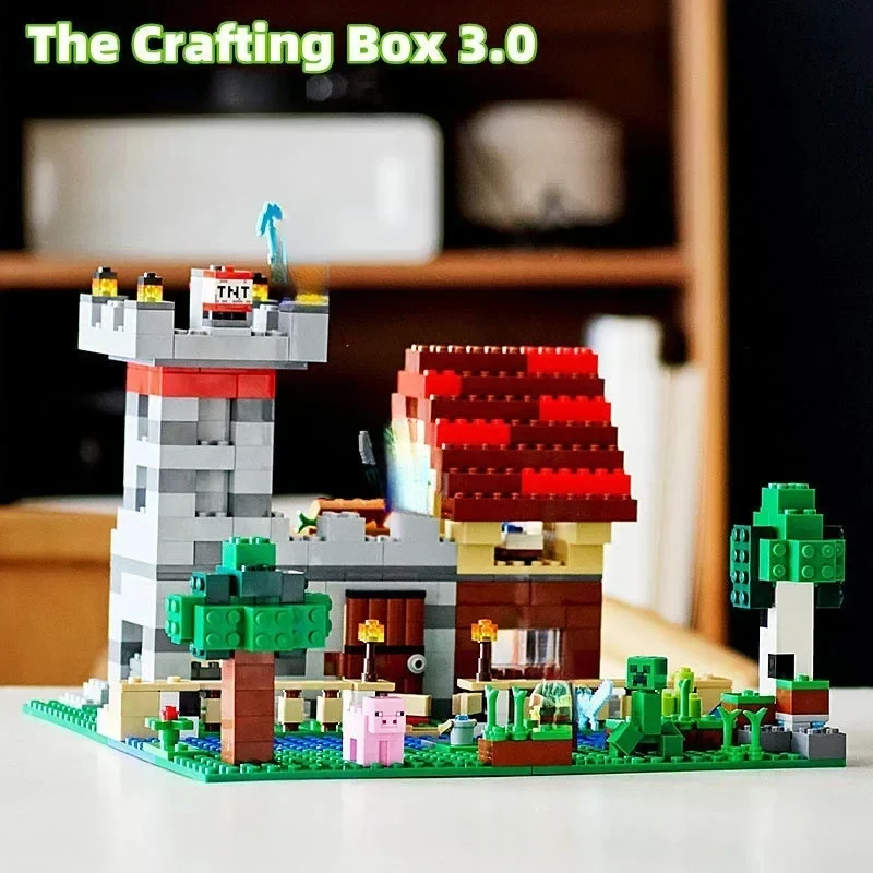 582 шт. Игра The Crafting Box 3.0 Castle farm 3 Альтернативные здания 11478 Строительные блоки Игрушки, совместимые с моделью
582 шт. Игра The Crafting Box 3.0 Castle farm 3 Альтернативные здания 11478 Строительные блоки Игрушки, совместимые с моделью