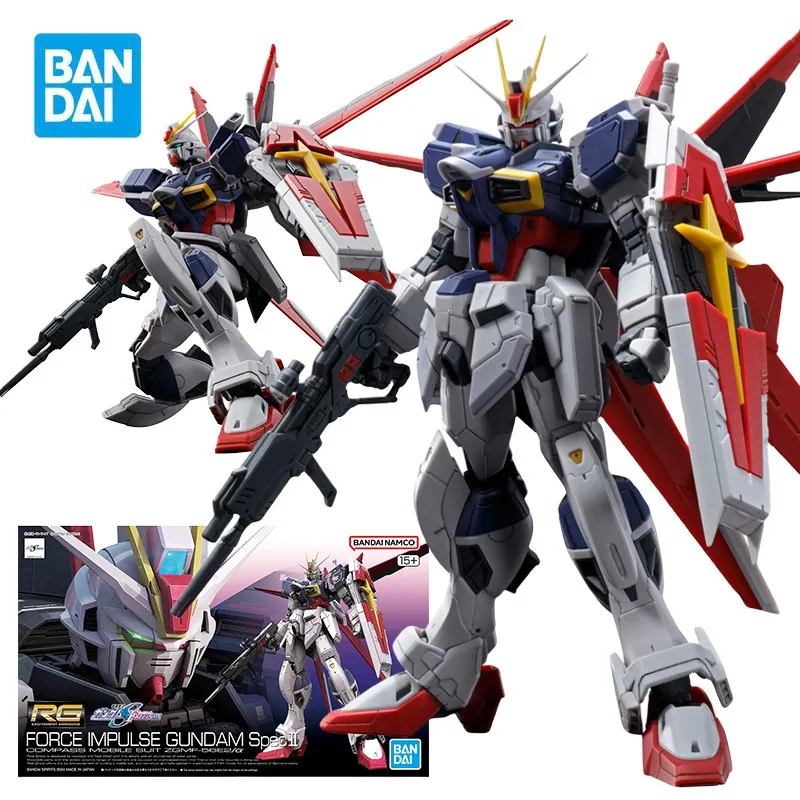 BANDAI RG 1/144 Force Impulse Gundam Spec-2 Action Figures Mobile Suit Gundam SEED FREEDOM Anime Model Kit Toys for Boys
BANDAI RG 1/144 Force Impulse Gundam Spec-2 Action Figures Mobile Suit Gundam SEED FREEDOM Anime Model Kit Toys for Boys