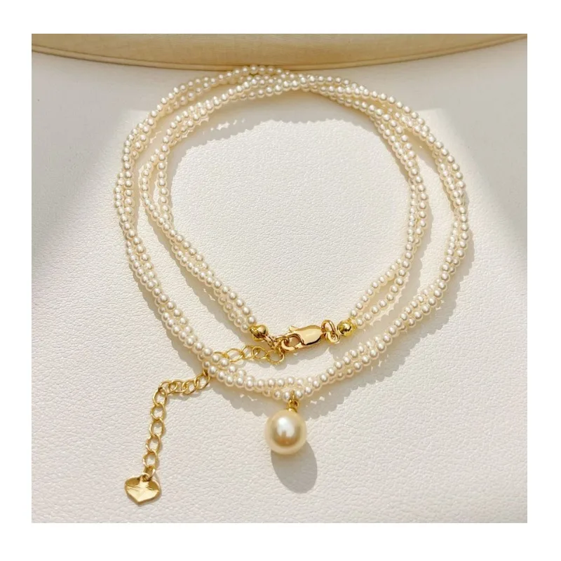 Light Luxury Double Pearl Necklace Fashion Versatile Premium Commuter Jewelry
Light Luxury Double Pearl Necklace Fashion Versatile Premium Commuter Jewelry