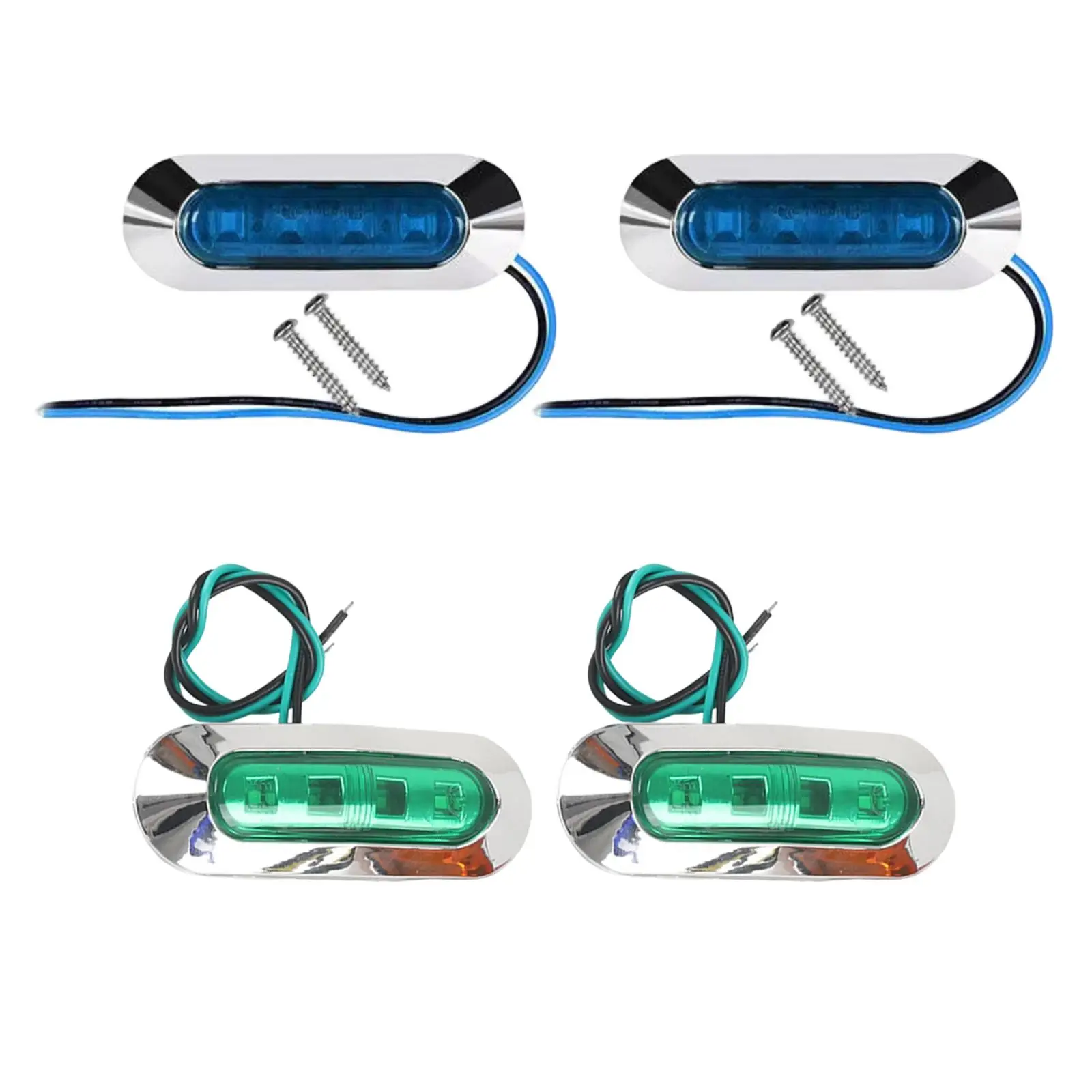 2Pcs Truck Side Marker Lights Direct Replaces Easy Installation 12V-24V
2Pcs Truck Side Marker Lights Direct Replaces Easy Installation 12V-24V