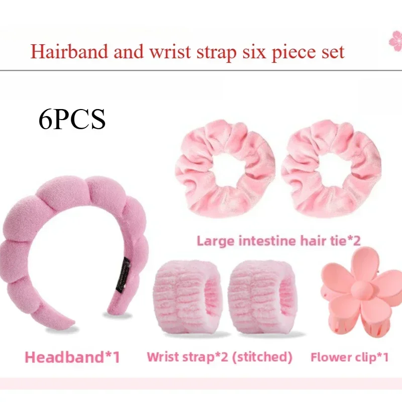 Набор повязок на голову с облаком, 6 шт., повязка для волос для спа-йоги для макияжа и мытья лица, мягкая эластичная повязка на голову, подарочная коробка 
Набор повязок на голову с облаком, 6 шт., повязка для волос для спа-йоги для макияжа и мытья лица, мягкая эластичная повязка на голову, подарочная коробка