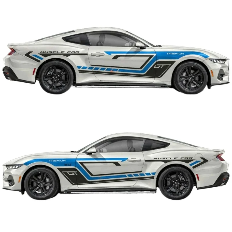 GT Classic Muscle Car Premium Stripes Side Door Vinyl Decals Stickers for Ford Mustang
GT Classic Muscle Car Premium Stripes Side Door Vinyl Decals Stickers for Ford Mustang