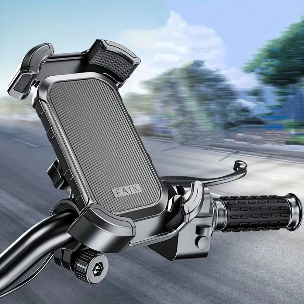 Four-Corner Clamping Mobile Phone Holder Multiple Shock-Proof Locking Mechanism Motorcycle Phone Holder Bicycle Phone Mount
Four-Corner Clamping Mobile Phone Holder Multiple Shock-Proof Locking Mechanism Motorcycle Phone Holder Bicycle Phone Mount