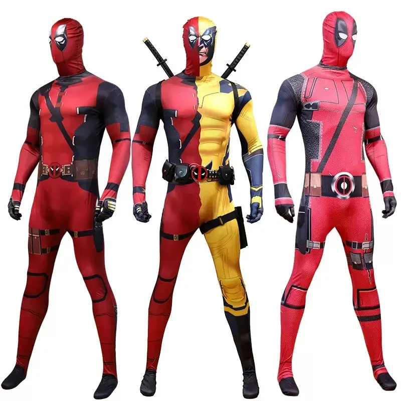 Men Women Superhero Halloween Cosplay Costumes With Mask Adults Tight Red Yellow Jumpsuit for Party Carnival
Men Women Superhero Halloween Cosplay Costumes With Mask Adults Tight Red Yellow Jumpsuit for Party Carnival