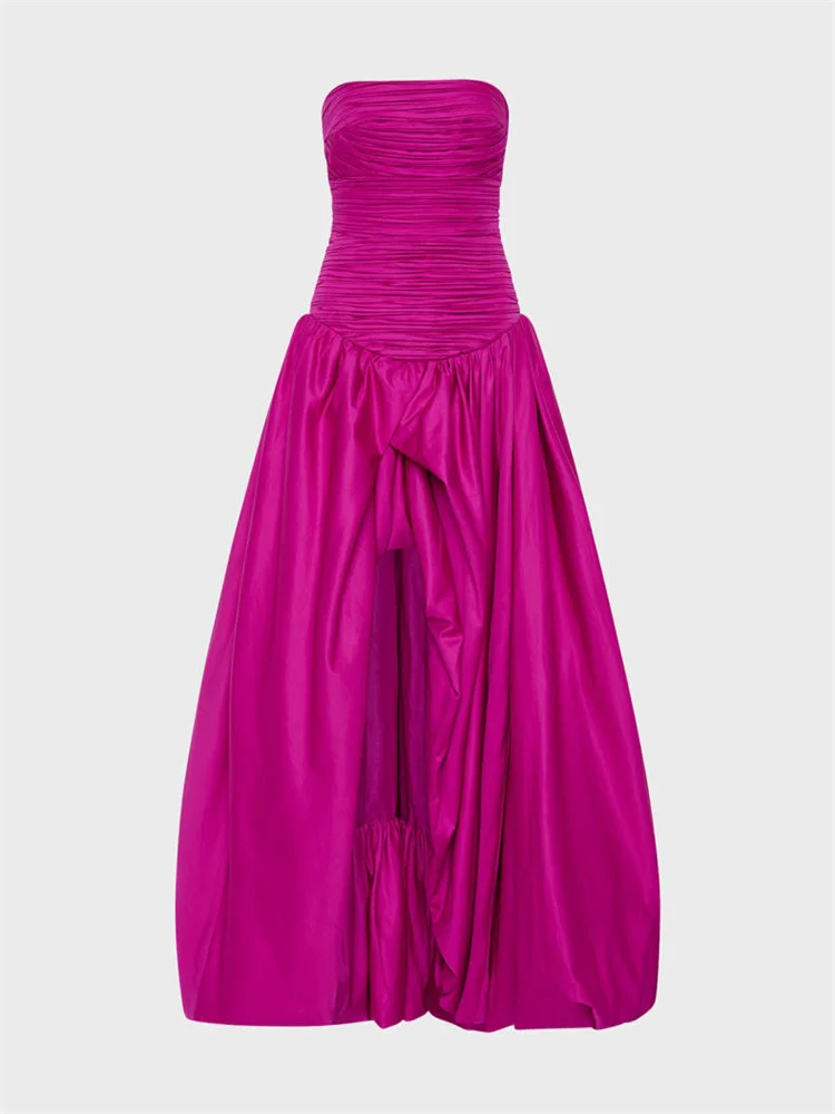 Hot Selling Strapless Neckline Sleeveless A-Line Satin Evening Dress Elegant Back Zipper Floor Length Sweep Train Gown For Women
Hot Selling Strapless Neckline Sleeveless A-Line Satin Evening Dress Elegant Back Zipper Floor Length Sweep Train Gown For Women