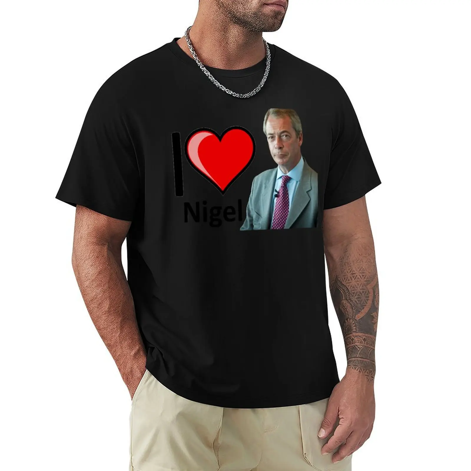 Fantastic I Love Nigel Farage Design T-Shirt man clothes vintage t shirts essential t shirt mens clothing
Fantastic I Love Nigel Farage Design T-Shirt man clothes vintage t shirts essential t shirt mens clothing