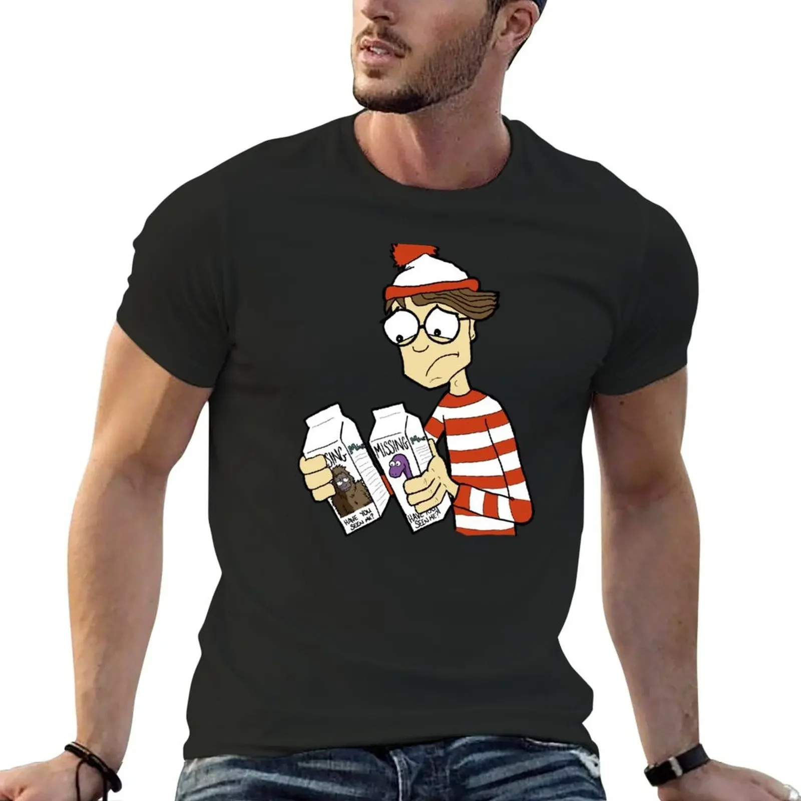 Where's Wally Where's Bigfoot Where's Nessie T-Shirt anime figures cute clothes korean fashion mens designer clothes
Where's Wally Where's Bigfoot Where's Nessie T-Shirt anime figures cute clothes korean fashion mens designer clothes
