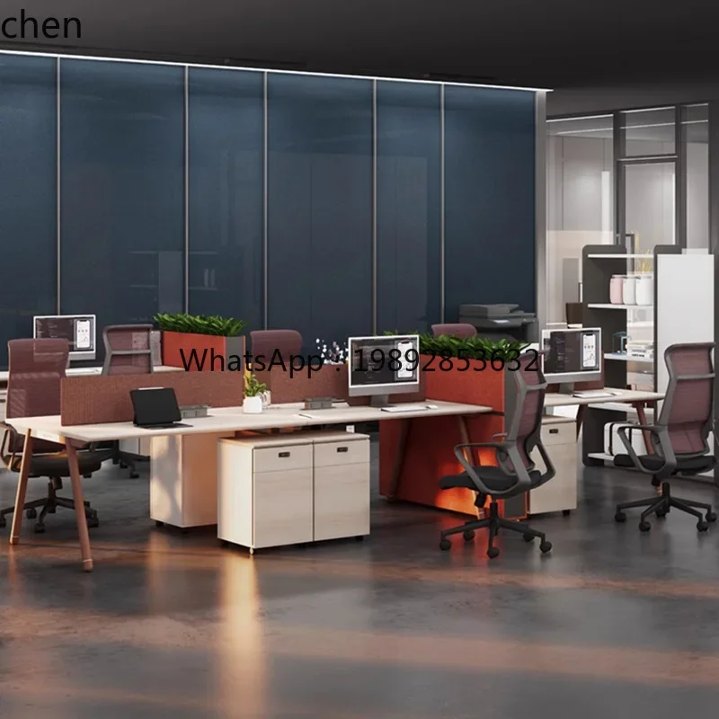 YFY Fashionable Light Luxury Staff Office Desk and Chair Set Simple Modern Office Furniture Company Work Station
YFY Fashionable Light Luxury Staff Office Desk and Chair Set Simple Modern Office Furniture Company Work Station