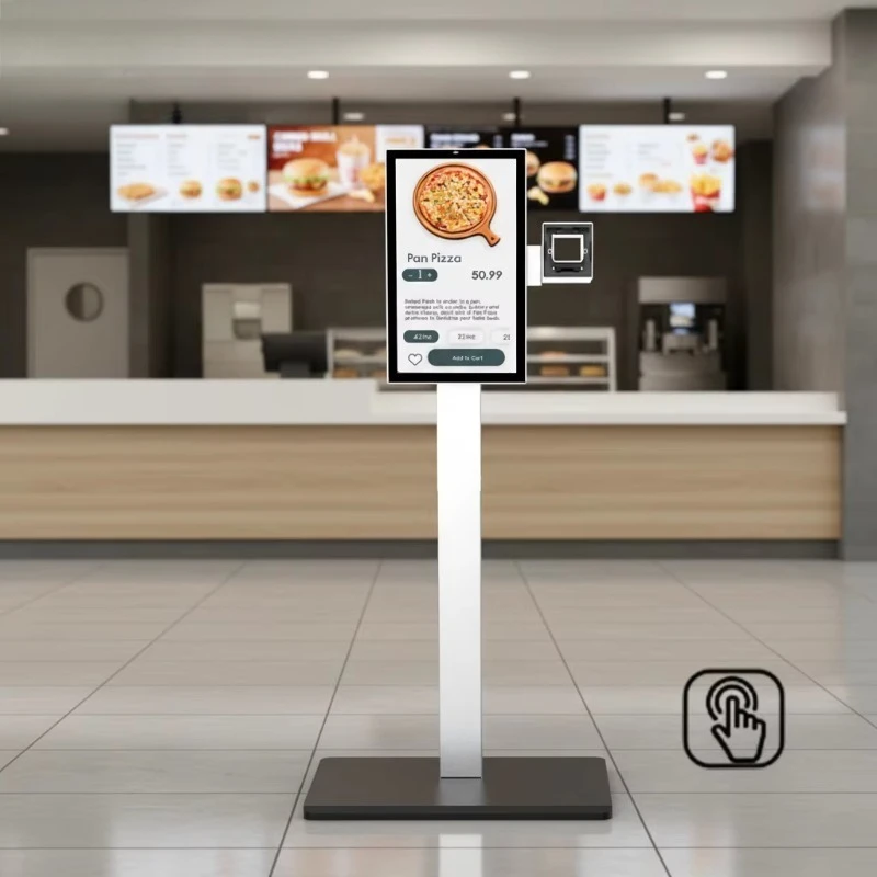 Outdoor LCD Self-Service Order Kiosk High Brightness Touch Screen Machine for Street Food & Cafe
Outdoor LCD Self-Service Order Kiosk High Brightness Touch Screen Machine for Street Food & Cafe