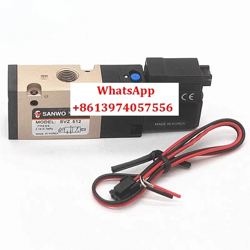 Пневматический компонент электромагнитный клапан SANWO SVZ512-5G-01 SVZ522-4G-01 двухпозиционный трехходовой клапан
Пневматический компонент электромагнитный клапан SANWO SVZ512-5G-01 SVZ522-4G-01 двухпозиционный трехходовой клапан