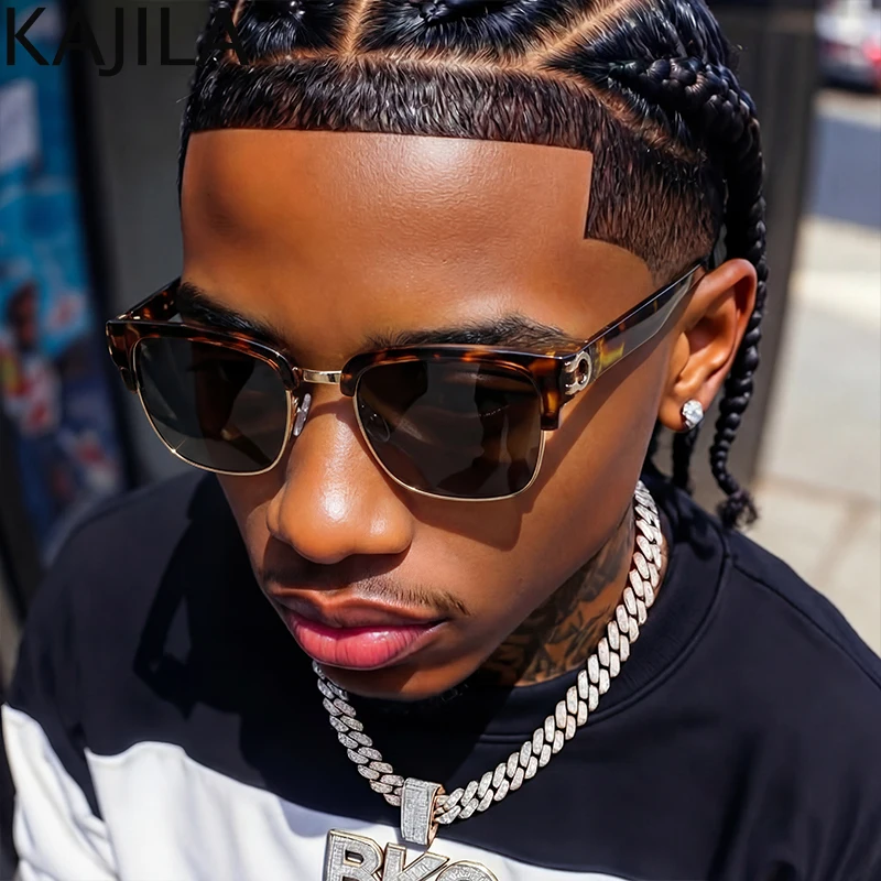 Classic Photochromic Square Punk Sunglasses Men 2026 Luxury Brand Tortoise Steampunk Sun Glasses for Male Retro Driving Shades
Classic Photochromic Square Punk Sunglasses Men 2026 Luxury Brand Tortoise Steampunk Sun Glasses for Male Retro Driving Shades