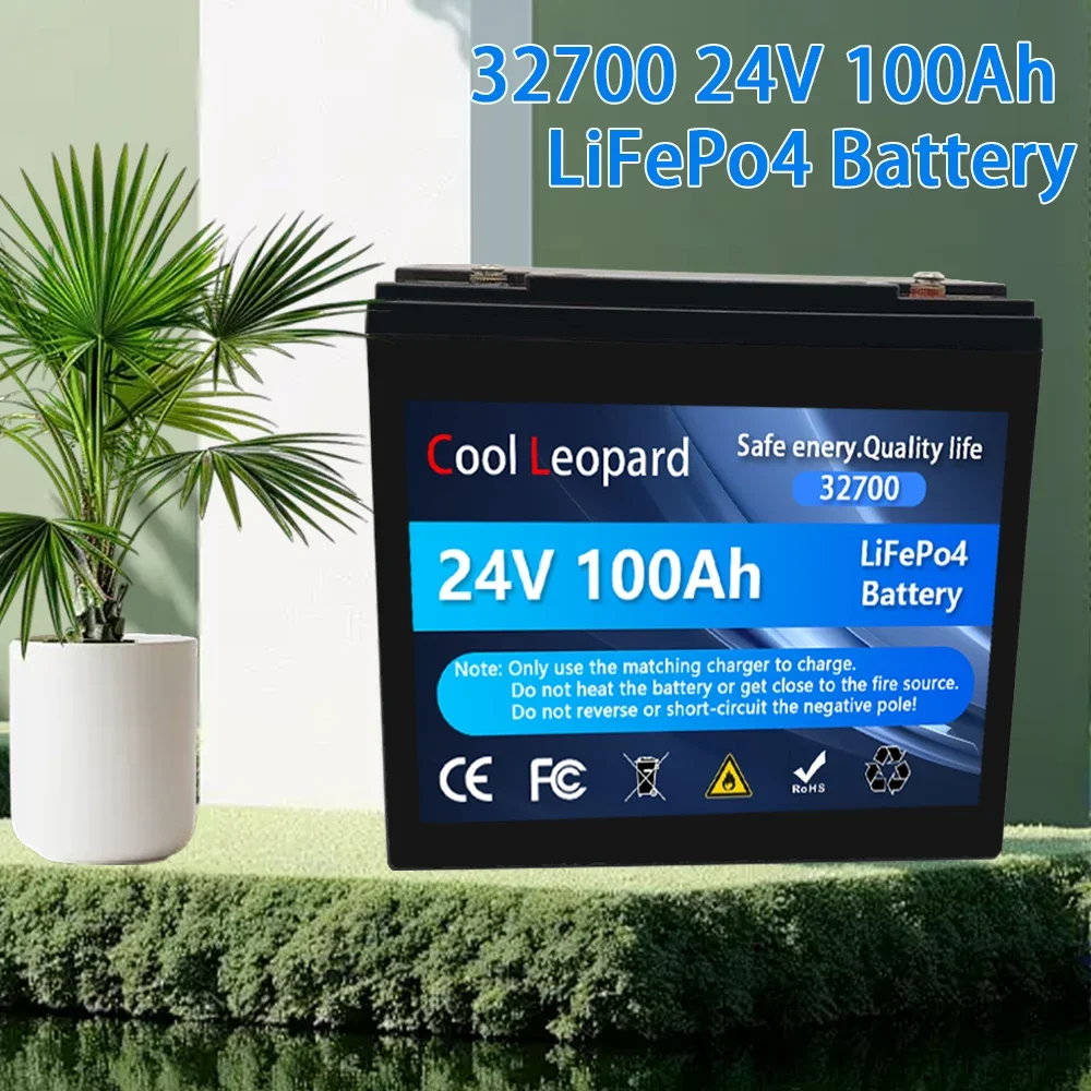 24V LiFePO4 100A Battery Built-in BMS RV 32700 Rechargeable Lithium Iron Phosphate Solar Power System RV House Trolling Motor
24V LiFePO4 100A Battery Built-in BMS RV 32700 Rechargeable Lithium Iron Phosphate Solar Power System RV House Trolling Motor