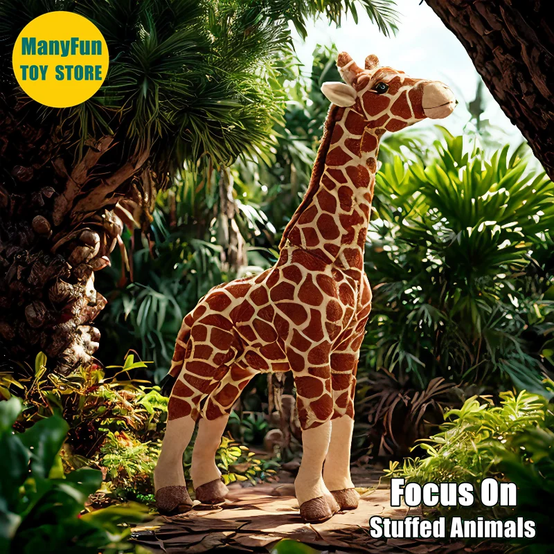 Realistic Giraffe Plush Toy High Fidelity Giraffe Plushie Grassland Animals Peluche Lifelike Stuffed Animals Simulation Doll Kid
Realistic Giraffe Plush Toy High Fidelity Giraffe Plushie Grassland Animals Peluche Lifelike Stuffed Animals Simulation Doll Kid