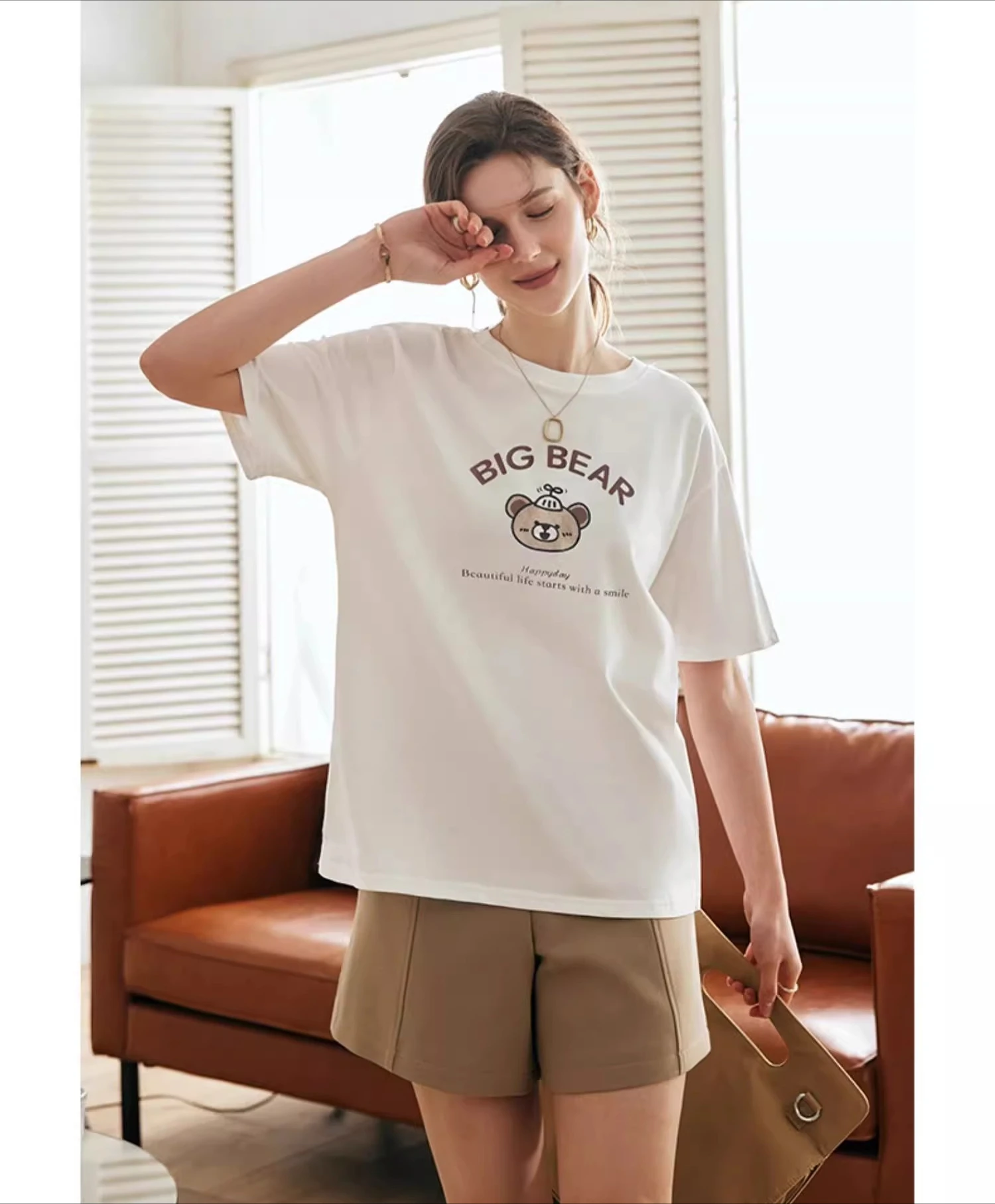 OLrain Summer Graphic T-shirt Women 2025 Cartoon Funny Printed T Shirts Woman Short Sleeve White Top Ladies Clothes O23XT80011
OLrain Summer Graphic T-shirt Women 2025 Cartoon Funny Printed T Shirts Woman Short Sleeve White Top Ladies Clothes O23XT80011