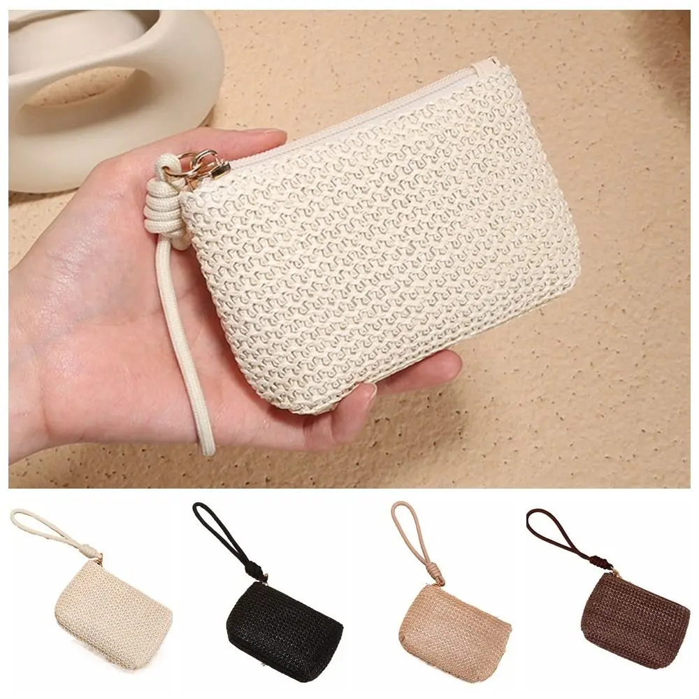 Lightweight Straw Woven Coin Purse Earphone Case ID Card Holder Small Lipstick Bag Wallet Hand Held Card Holder Female/Girls
Lightweight Straw Woven Coin Purse Earphone Case ID Card Holder Small Lipstick Bag Wallet Hand Held Card Holder Female/Girls