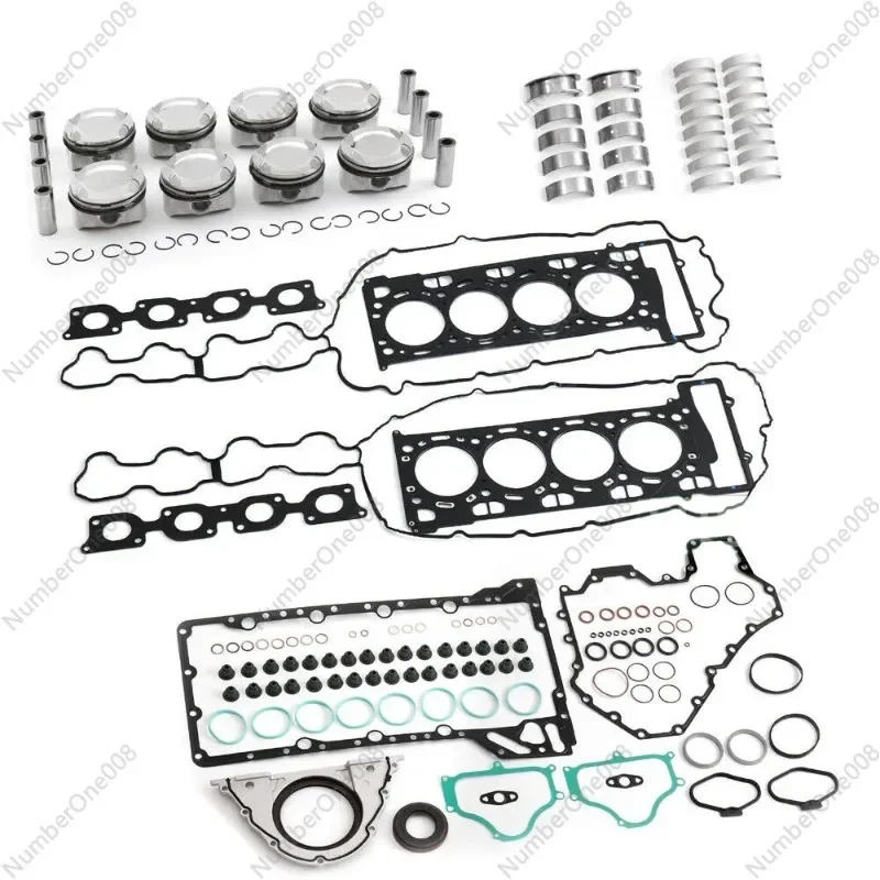 Engine Gasket Piston Bearing Overhaul Rebuild Kit For BMW X5 X6 550i 750i F06 F10 F11 E70 E71 N63 4.0 4.4L V8 Twin Turbo N63B44A
Engine Gasket Piston Bearing Overhaul Rebuild Kit For BMW X5 X6 550i 750i F06 F10 F11 E70 E71 N63 4.0 4.4L V8 Twin Turbo N63B44A