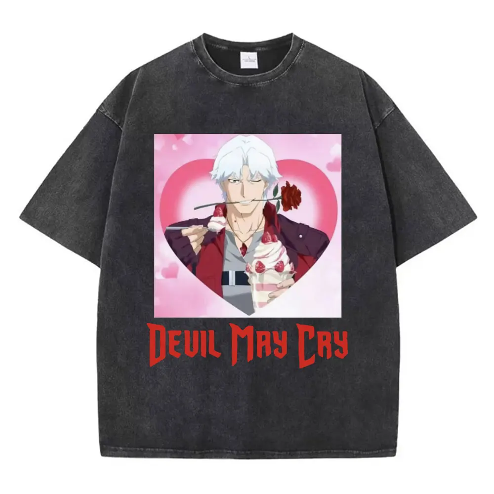 Devil May Cry TV Series 2025 Girl Dinner T Shirt Men's Women Fashion Vintage Washed T-shirt Summer Casual Loose Cotton T-shirts
Devil May Cry TV Series 2025 Girl Dinner T Shirt Men's Women Fashion Vintage Washed T-shirt Summer Casual Loose Cotton T-shirts