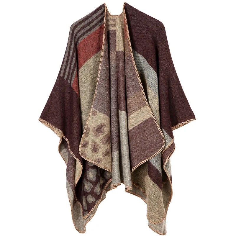 Warm Thick Double-Sided Color Plaid Large Shawl Cloak Polyester Fiber Spring Summer Autumn Winter Seasonal Use YH Brand
Warm Thick Double-Sided Color Plaid Large Shawl Cloak Polyester Fiber Spring Summer Autumn Winter Seasonal Use YH Brand