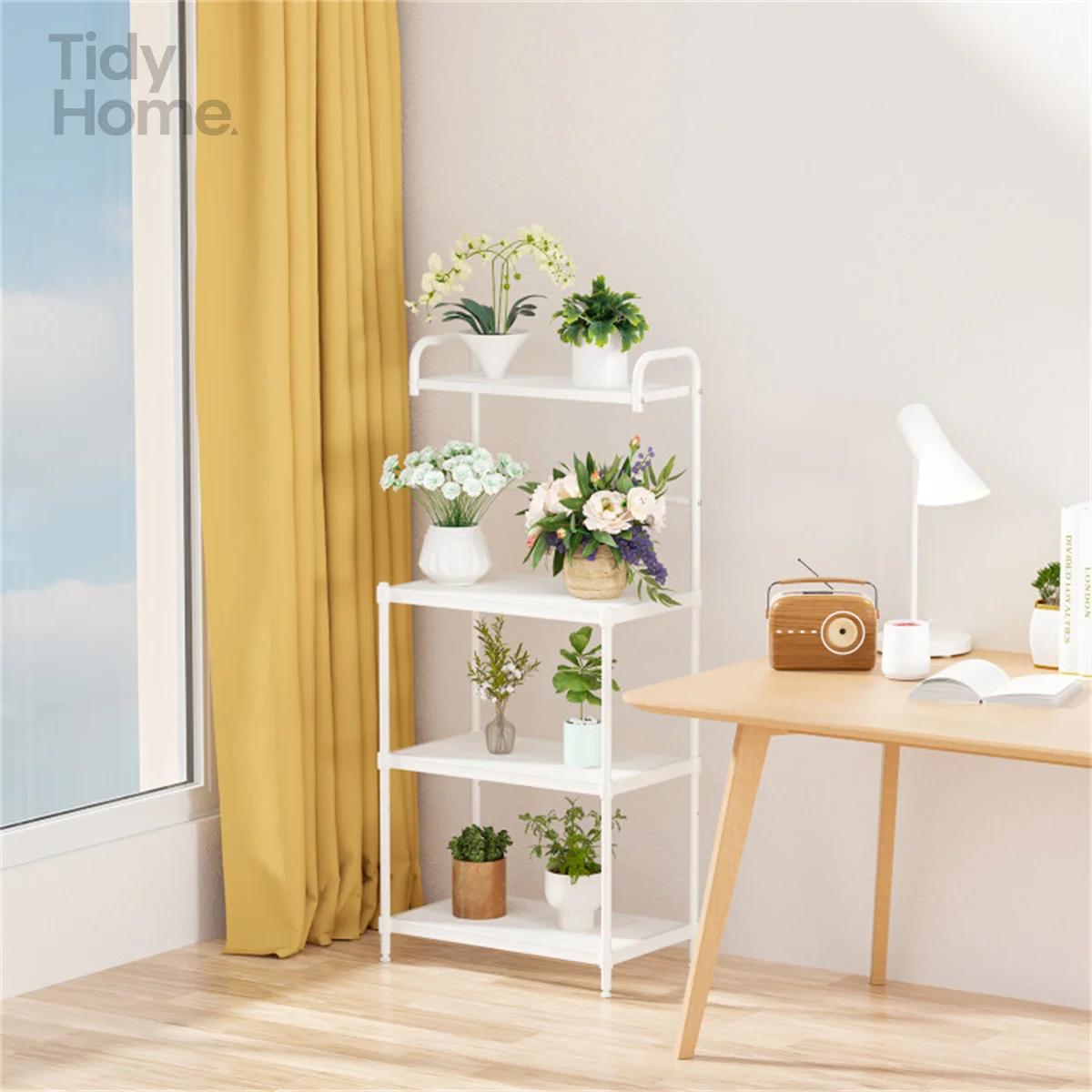 4 layer User-Friendly &durable Mesh Wire Design storage shelf , Sturdy Thickened Metal Frame and Rust Resistant Surface,white
4 layer User-Friendly &durable Mesh Wire Design storage shelf , Sturdy Thickened Metal Frame and Rust Resistant Surface,white