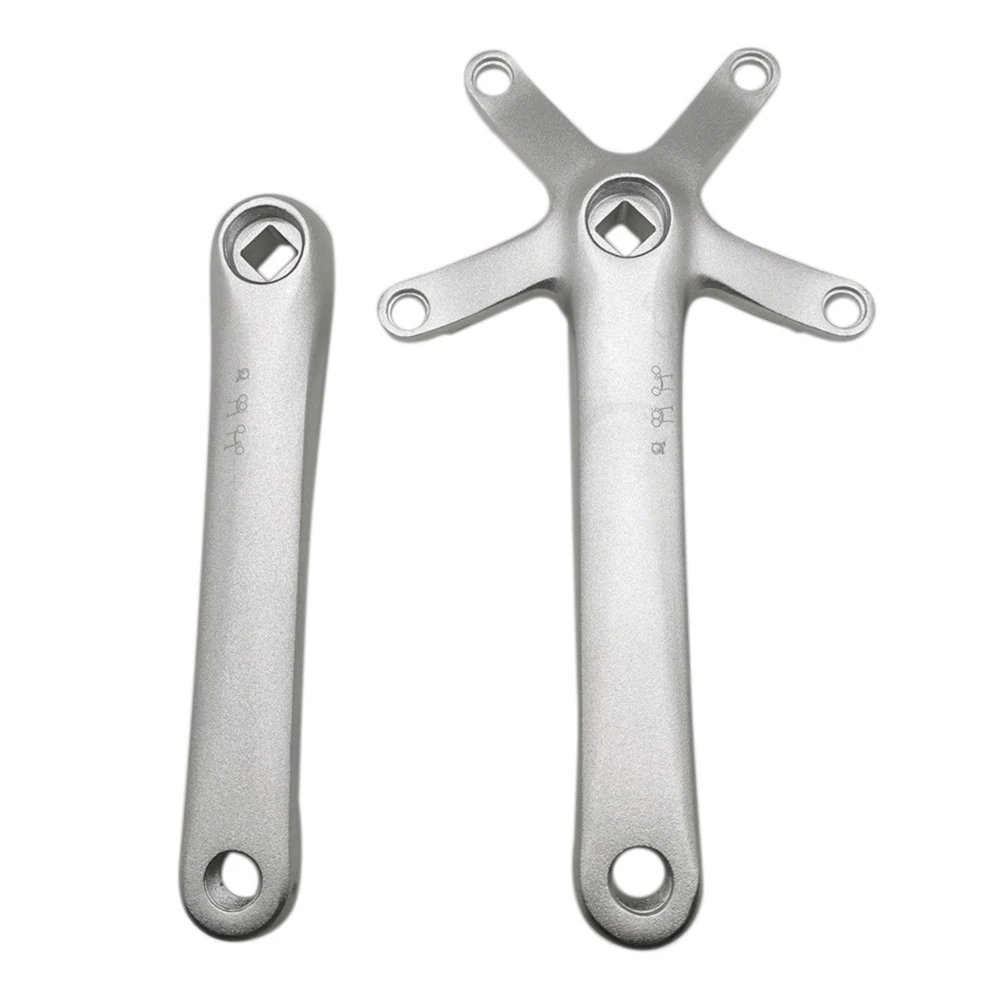 Bicycle Crank Aluminum Alloy Bike Crankset BCD130mm for Brompton 3Sixty Folding Bike Accessories,Silver
Bicycle Crank Aluminum Alloy Bike Crankset BCD130mm for Brompton 3Sixty Folding Bike Accessories,Silver