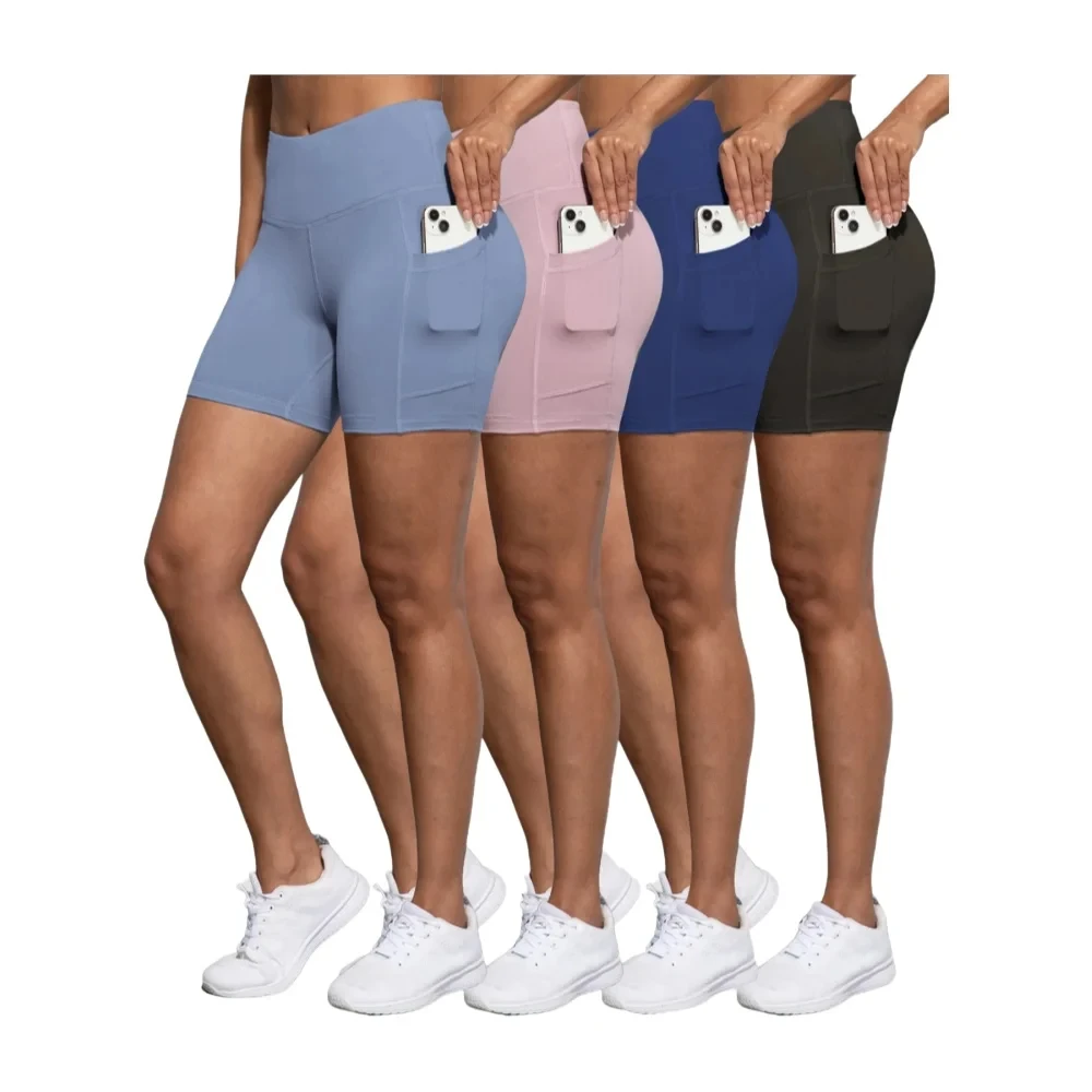 Women Pocket Sports Shorts Big Size Yoga Leggings Outdoor Wearling High Elastic Skinny Shorts Running Cycling Three Point Shorts
Women Pocket Sports Shorts Big Size Yoga Leggings Outdoor Wearling High Elastic Skinny Shorts Running Cycling Three Point Shorts