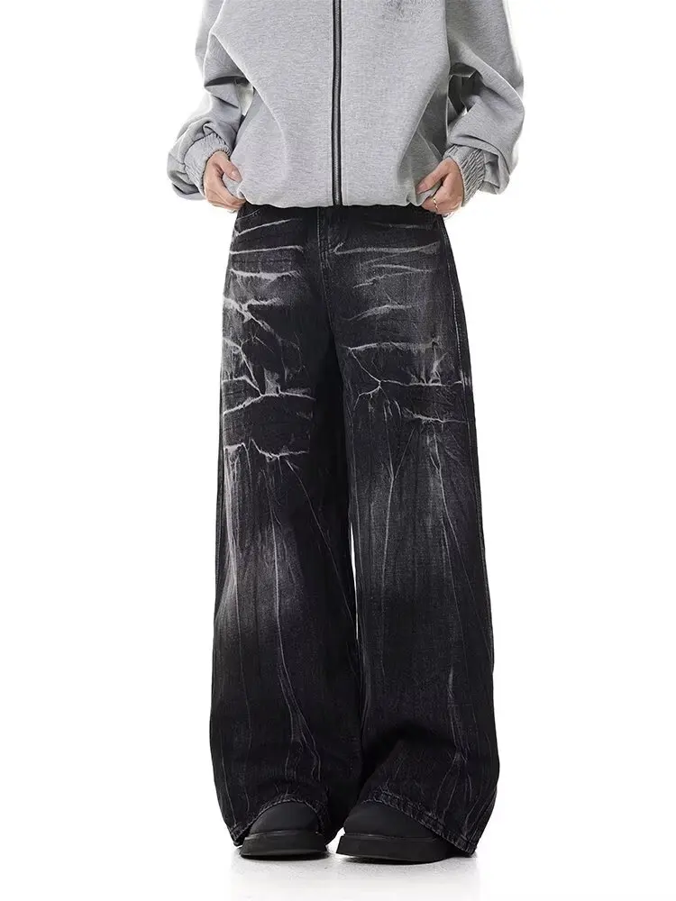 Hong Style Trendy Men's Summer New2025Personalized Letter Jeans HopinsTrendy High Street Trendy Pu Handsome Trousers
Hong Style Trendy Men's Summer New2025Personalized Letter Jeans HopinsTrendy High Street Trendy Pu Handsome Trousers