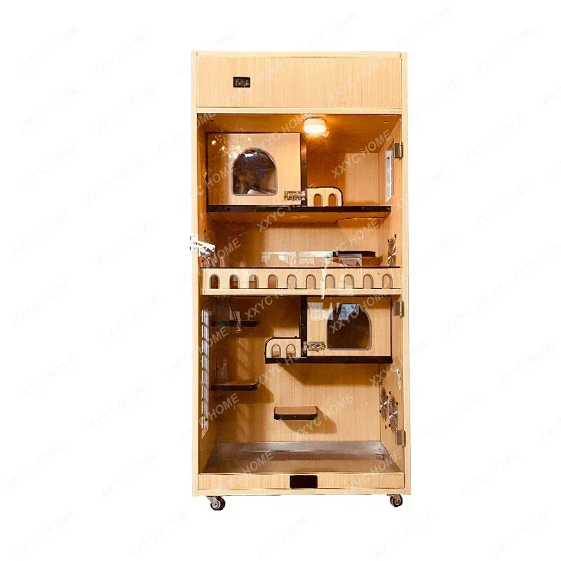 Y1 Solid wood chinchilla special cabinet cage chinchilla electronic ice nest air conditioner house chinchilla large villa, cabin
Y1 Solid wood chinchilla special cabinet cage chinchilla electronic ice nest air conditioner house chinchilla large villa, cabin
