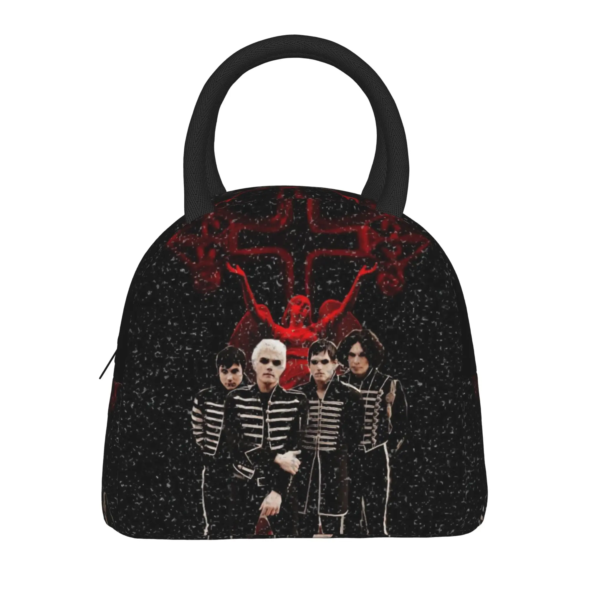 Сумка для обеда MCR My Chemical Romance Band, портативная термосумка для школы, сумка-холодильник с принтом Оксфорд для девочек
Сумка для обеда MCR My Chemical Romance Band, портативная термосумка для школы, сумка-холодильник с принтом Оксфорд для девочек