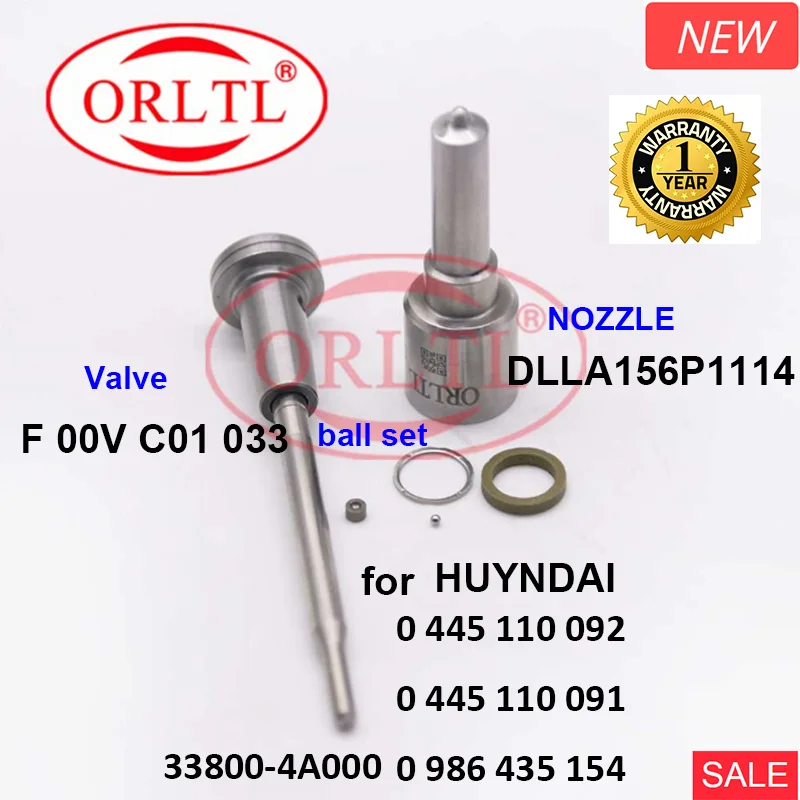 ДЛЯ HUYNDAI 33800-4A000 0445110092 комплекты для ремонта дизельного топлива форсунки DLLA156P1114 клапан F00VC01033 338004A000
ДЛЯ HUYNDAI 33800-4A000 0445110092 комплекты для ремонта дизельного топлива форсунки DLLA156P1114 клапан F00VC01033 338004A000