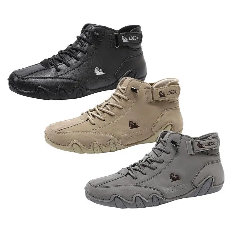 Leather Shoes For Men Casual Sneakers 2023 Waterproof Motorcycle Ankle Boots Italian Brand Men Shoes
Leather Shoes For Men Casual Sneakers 2023 Waterproof Motorcycle Ankle Boots Italian Brand Men Shoes