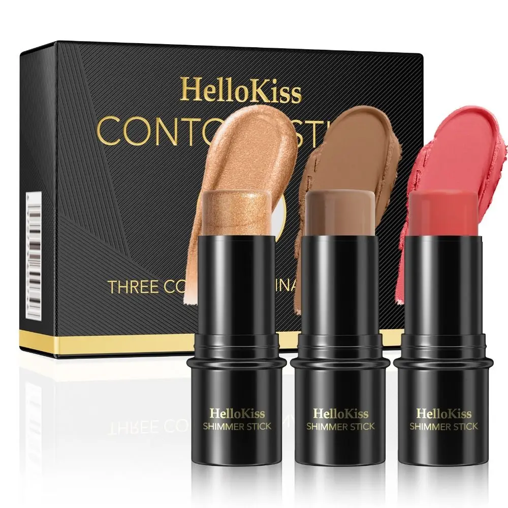 Blush Grooming Stick Set Easy To Color Natural Brightening Contour Shadows Stick Waterproof Long Lasting Highlight Shadow Pen
Blush Grooming Stick Set Easy To Color Natural Brightening Contour Shadows Stick Waterproof Long Lasting Highlight Shadow Pen
