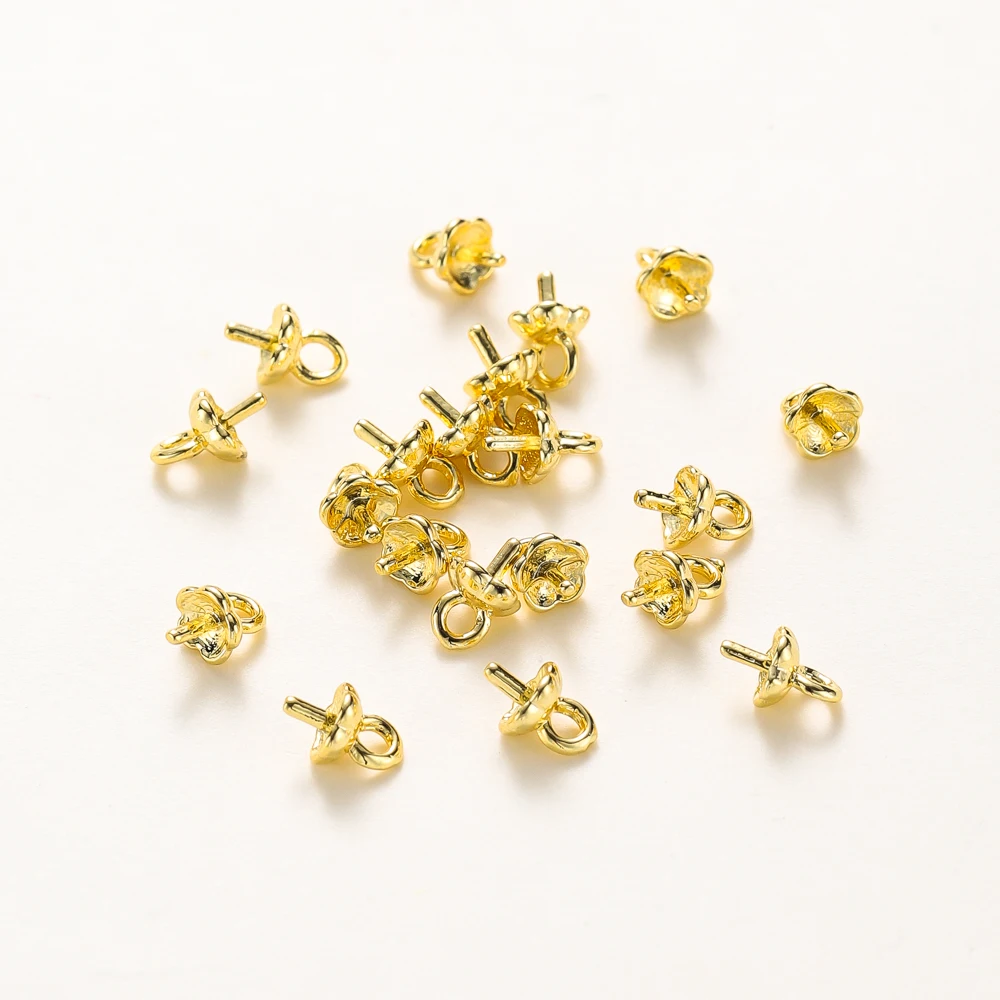 20pcs 14K 18K Gold Pearl Screw Eye Pins Beads Caps End Pendant Connect Beads For DIY Jewelry Charm Making Accessories Findings
20pcs 14K 18K Gold Pearl Screw Eye Pins Beads Caps End Pendant Connect Beads For DIY Jewelry Charm Making Accessories Findings