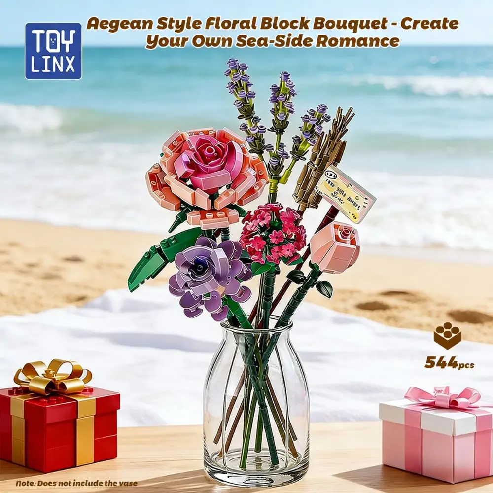 KAVOWORLD 544pcs Rose Eternal Flower Bouquet Model Micro Building Block DIY Home Desk Plant Decoration Brick Girl Decro Toy Gift
KAVOWORLD 544pcs Rose Eternal Flower Bouquet Model Micro Building Block DIY Home Desk Plant Decoration Brick Girl Decro Toy Gift