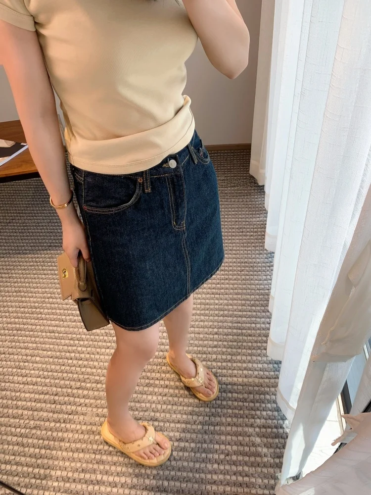 Юбка Thoe Chen из денима в стиле ретро, А-силуэт, миди, для повседневной носки, универсальная, повседневная, стройнящая, с завышенной талией, однотонная
Юбка Thoe Chen из денима в стиле ретро, А-силуэт, миди, для повседневной носки, универсальная, повседневная, стройнящая, с завышенной талией, однотонная