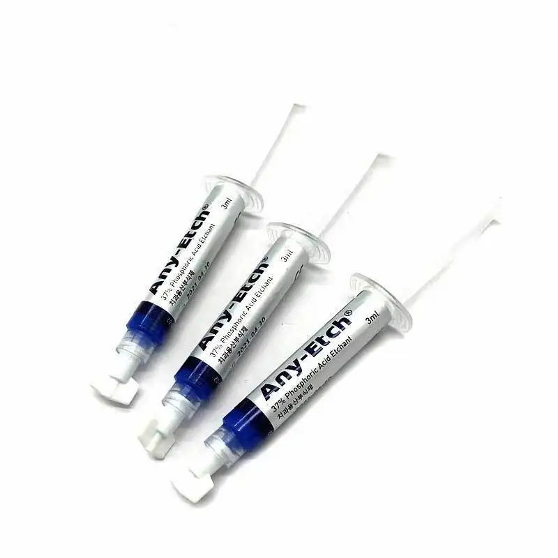 5pcs/pack Any Etch 37% Phosphoric Acid Etching Agent Korean Enamel Dentin Citric 3ml Dental Dentin and Enamel Oral Materials
5pcs/pack Any Etch 37% Phosphoric Acid Etching Agent Korean Enamel Dentin Citric 3ml Dental Dentin and Enamel Oral Materials