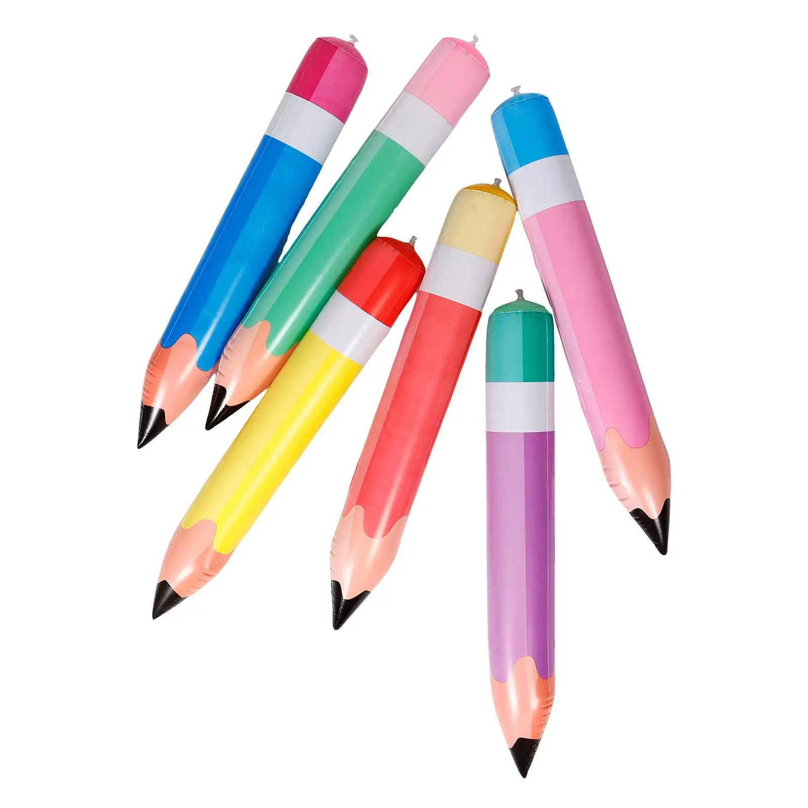 6 Pcs Inflatable Pencil Toys Colored High Capacity Decorations Giant Jumbo Back To School Classroom Balloon Accessories Party
6 Pcs Inflatable Pencil Toys Colored High Capacity Decorations Giant Jumbo Back To School Classroom Balloon Accessories Party
