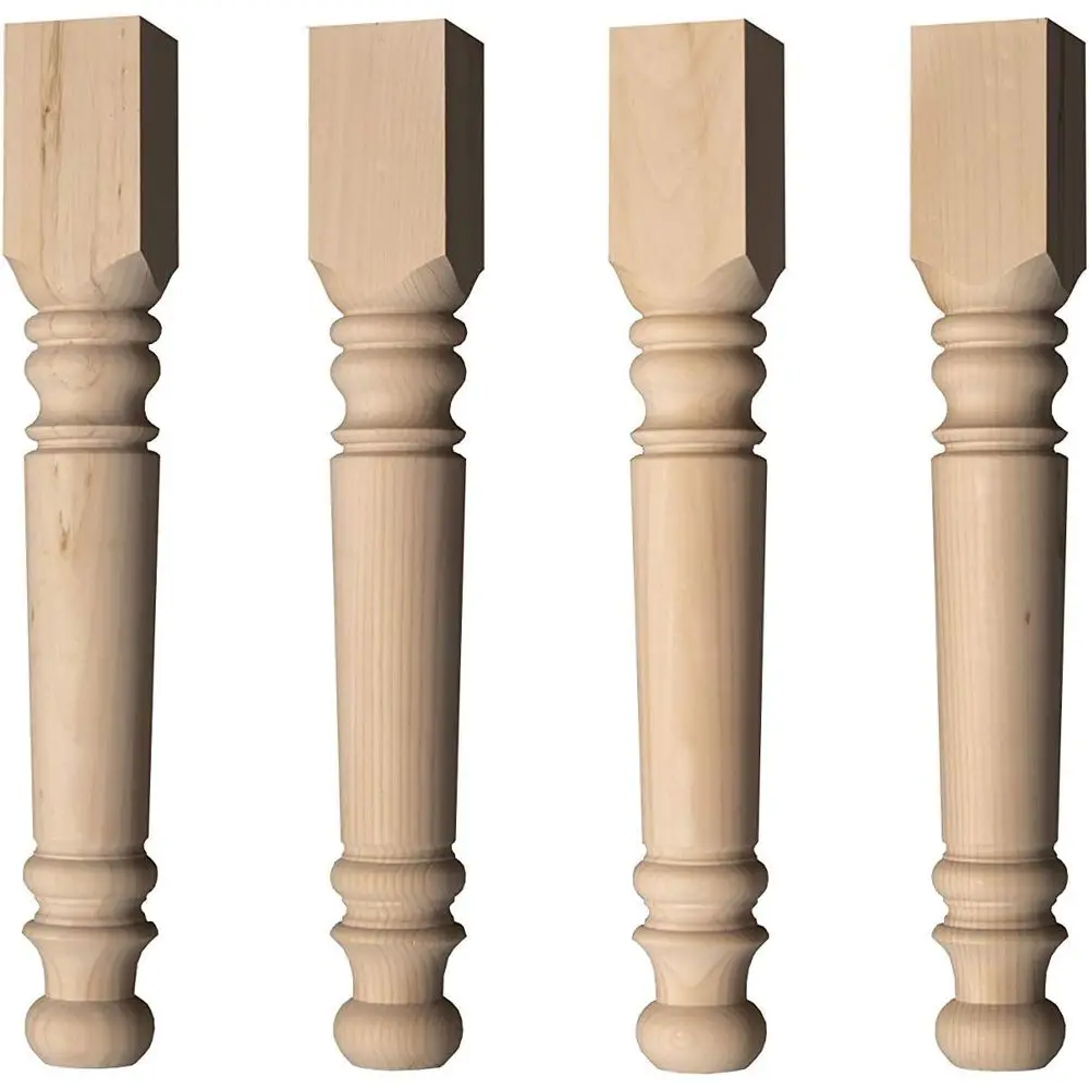 Knotty Pine Wooden Table Legs - Set of Four, Suitable for Replacement or Custom Furniture Design
Knotty Pine Wooden Table Legs - Set of Four, Suitable for Replacement or Custom Furniture Design