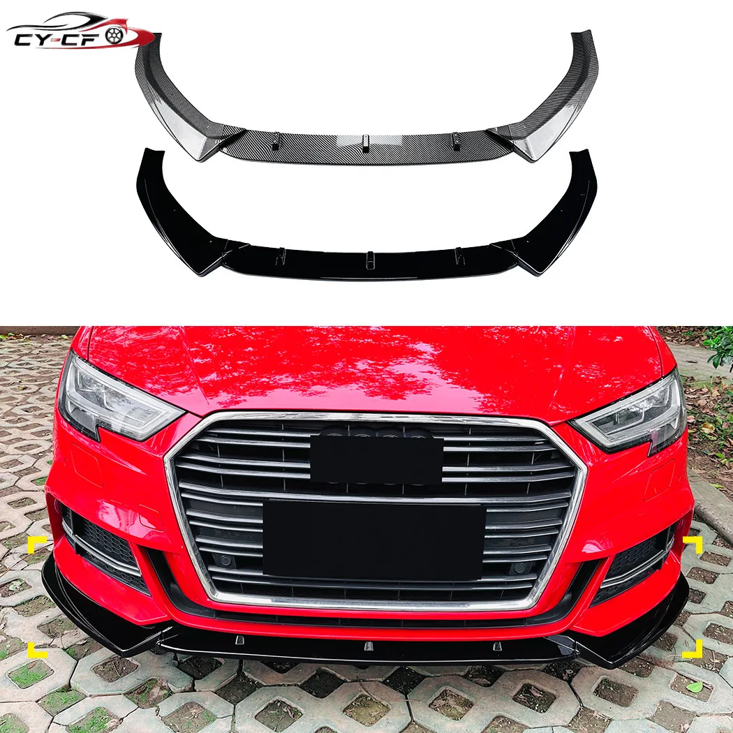 For Audi S3 A3 8V S-line 2017-2020 Saloon / Sportback Maxton Style Front Bumper Lip Spoiler Splitter Diffuser Canards Tuning
For Audi S3 A3 8V S-line 2017-2020 Saloon / Sportback Maxton Style Front Bumper Lip Spoiler Splitter Diffuser Canards Tuning