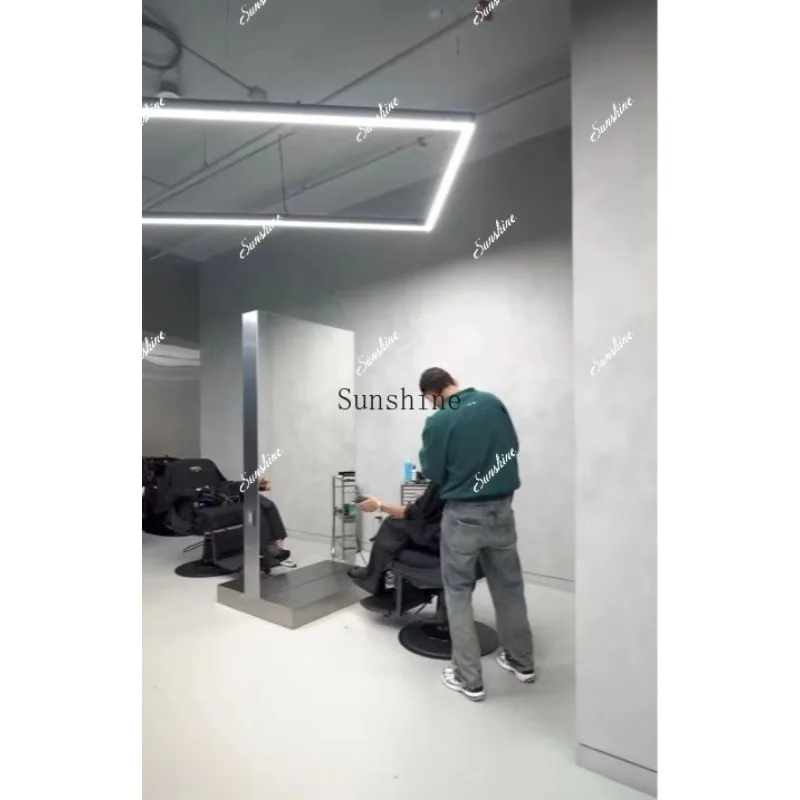 Double-sided hair cutting mirror for barber shop, floor-to-ceiling model. FT
Double-sided hair cutting mirror for barber shop, floor-to-ceiling model. FT